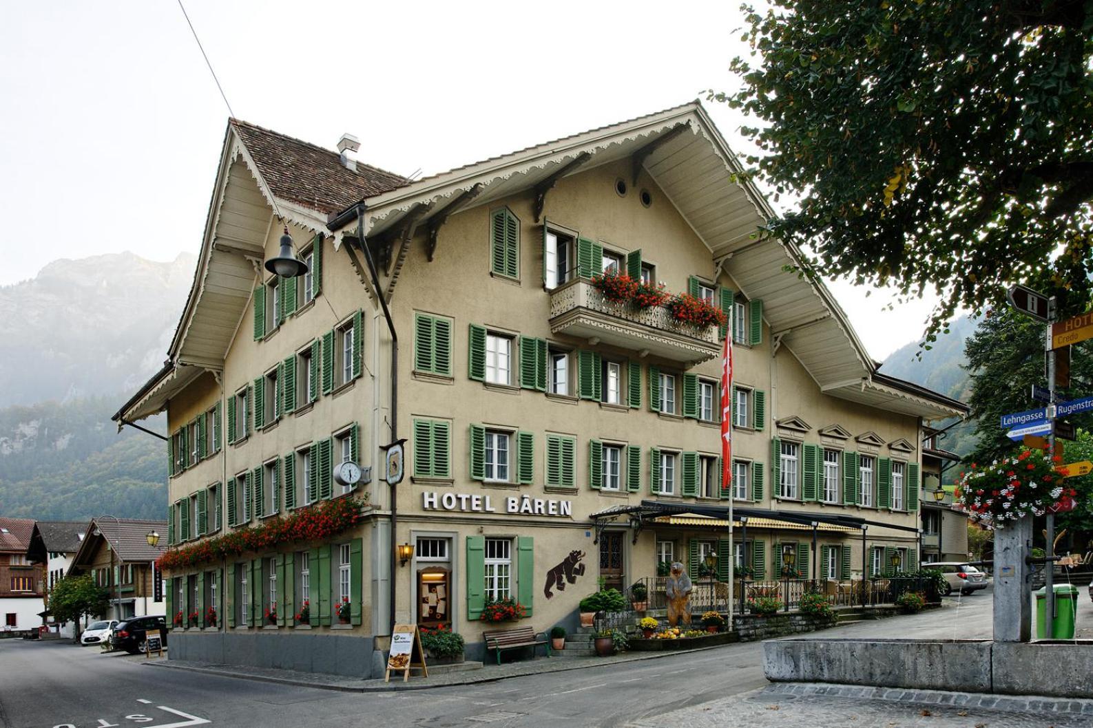 Baeren Hotel, The Bear Inn Wilderswil Exterior foto
